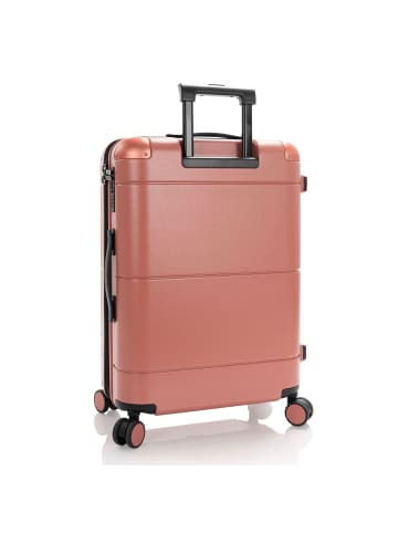 Heys Zen 4 Rollen Trolley M 66 cm mit Dehnfalte in coral