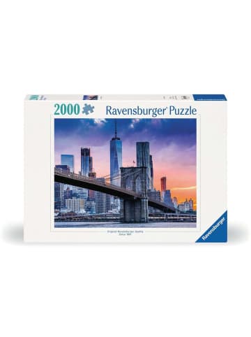 Ravensburger Ravensburger Puzzle 2.000 Teile Von Brooklyn nach Manhatten in bunt