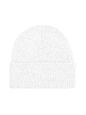 Yuhu Unisex Strickmütze in vielen Farben, für Damen und Herren in Weiß