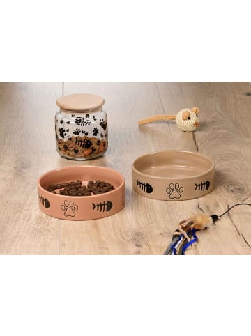 Ritzenhoff & Breker 2er Set Leckerli-Dosen mit Deckel Mika Cat ø 10 cm in transparent