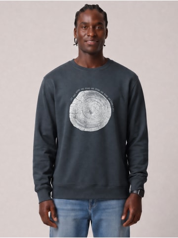 wat? Apparel Sweatshirt Baumscheibe in India Ink Grey