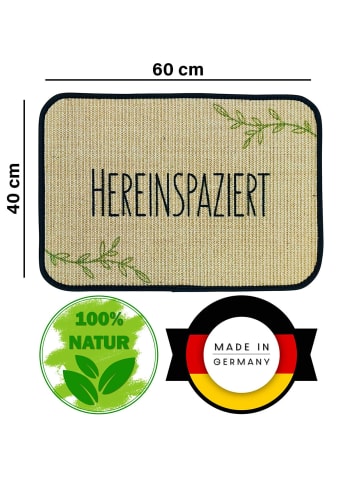 WohnDirect Fußmatte ECO-SISAL 1 in Heugrün