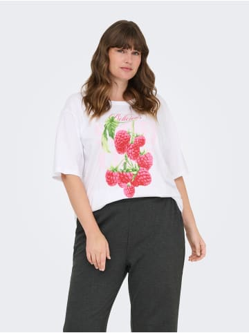 ONLY Carmakoma T-shirt in Bright White