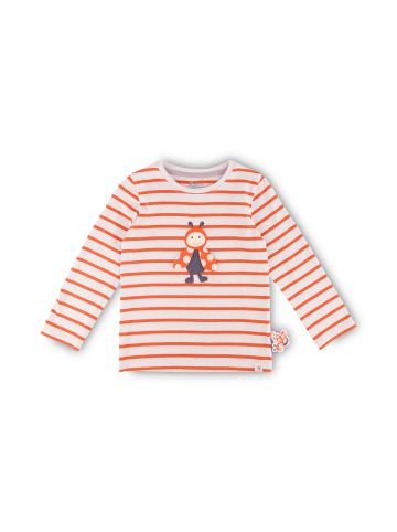 Sigikid Langarmshirt happy ladybug in Hellrosa/Rot