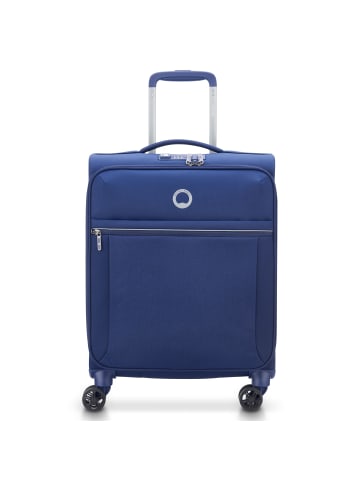 Delsey Brochant 2.0 4-Rollen Kabinentrolley 55 cm in blau