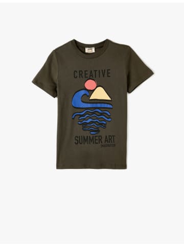 KOTON T-shirt in Anthrazit