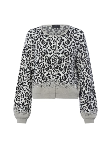 monari Strickjacke in ecru schwarz - 0001