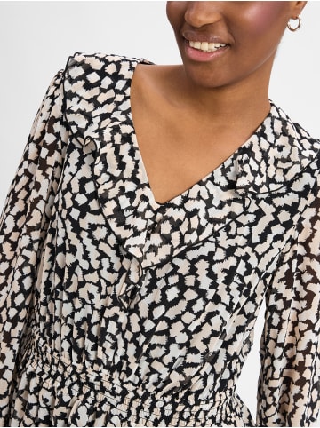 CARTOON Kleid in schwarz beige - 0001