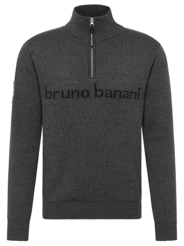 Bruno Banani Strickpullover BALLARD in Grau / Melange