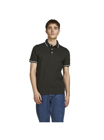Jack & Jones Poloshirt 2er Pack in Schwarz/Dunkelblau