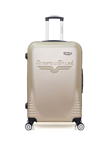 American Travel Großer Koffer DC in Beige (95L)