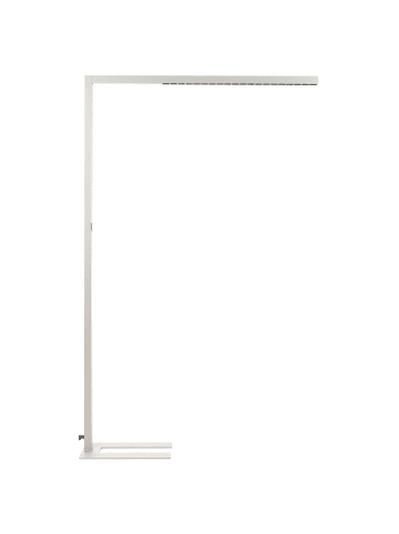 Beliani Stehleuchte MENSA in Silber - (W) 121 x (H) 194 x (L) 30 cm