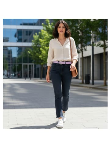 FRONHOFER Ledergürtel in Creme