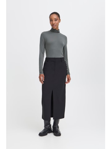 ICHI Langarm IHPHILUCA Slim fit in Gray Pinstripe