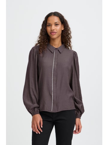 ICHI Langarm IHRHINES Regular fit in SHALE