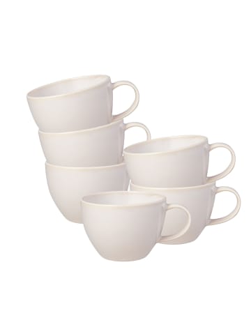 like. by Villeroy & Boch 6er Set Kaffeetassen Crafted 247 ml in Cotton