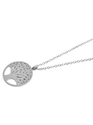 Adeliás Damen Halskette mit Anhänger – aus Edelstahl in silber