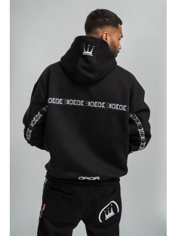 DADA Hoodie mit Logodetails in Schwarz