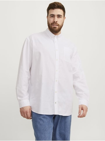 JACK & JONES PLUS Freizeithemd in White