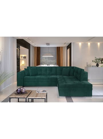 MF Design Piri Recamiere Rechts in Smaragd -  (L) 260 x (B) 260 x (H) 78 cm