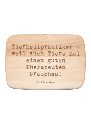 Mr. & Mrs. Panda Frühstücksbrettchen Spruch Tierheilpraktiker mi... in Transparent
