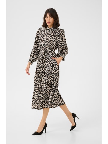 Kaffe Kleid KAemina Regular fit in Brown Leopard