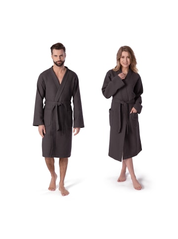 Möve Kimono Homewear in graphite