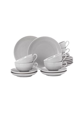 Seltmann Weiden 18-tlg. Teeservice Amina in – in Silbergrau