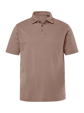 JP1880 Poloshirt in flussbraun