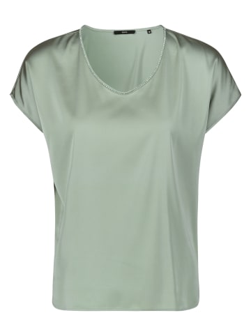 Zero  Blusenshirt mit Glitzersteinen in Iceberg Green