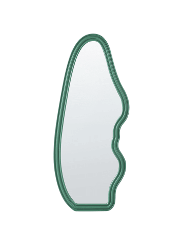 Beliani Wandspiegel ROCLES in Grün - (W) 72 x (H) 160 x (L) 2 cm