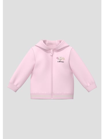 s.Oliver Sweatshirt Jacke in 4117_rosa