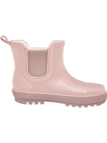 Playshoes Regenstiefel Halbschaft uni in rosa