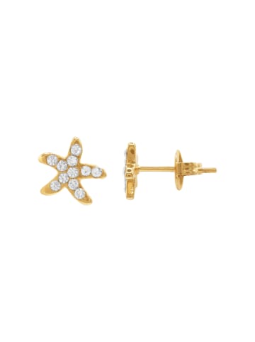 Steel_Art Ohrstecker Frauen Alora goldfarben in goldfarben