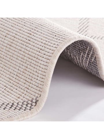 Teppich Boss Indoor Outdoor Wendeteppich Corsica in Grau Creme