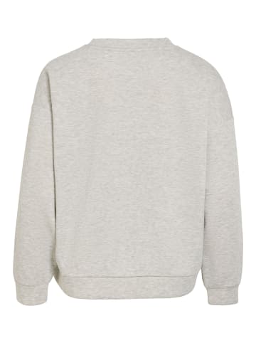 Noisy may Sweatshirt in Light Grey Melange1