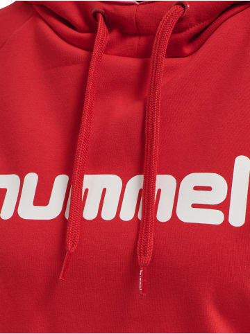 Hummel Hummel Cotton Kapuzenpullover Hmlgo Multisport Damen Atmungsaktiv in TRUE RED