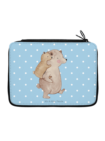 Mr. & Mrs. Panda Schreibmappe Papa Bär ohne Spruch in Blau Pastell