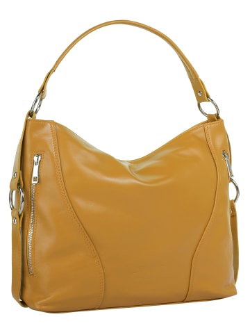 Samantha Look Handtasche echt Leder in gelb