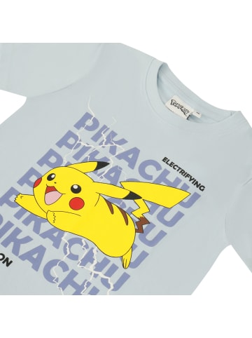 Pokémon Pokemon T-Shirt mit Pikachu Design in grau