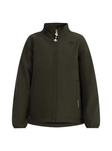 Schmuddelwedda Mädchen Softshelljacke - Recyceltes Material in Dunkeloliv