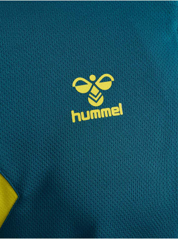 Hummel Hummel Halbreißverschluss Sweatshirt Hmlauthentic Herren in BLUE CORAL/SULPHUR SPRING