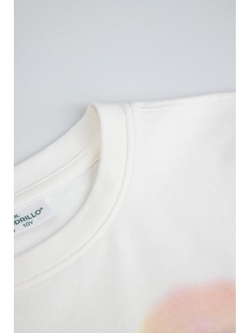 Coccodrillo T-Shirt mit kurzen Ärmeln in ecru