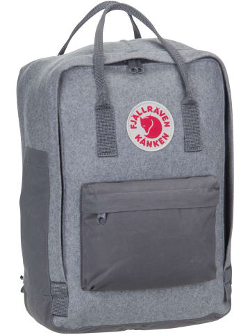 FJÄLLRÄVEN Rucksack / Backpack Kanken Re-Wool Laptop 15" in Granite Grey