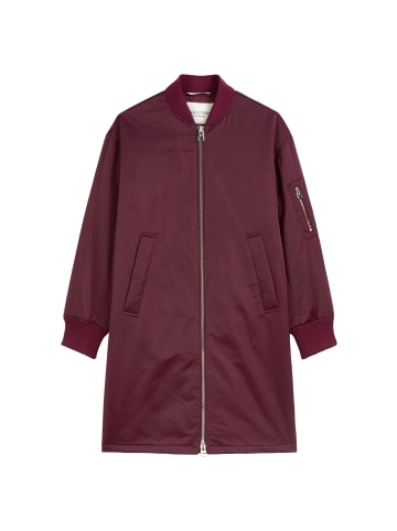Marc O'Polo Blouson-Mantel im Aviator-Stil regular in Aubergine Red