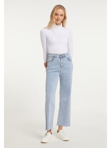 myMo NOW Damen Mom Jeans in Blau