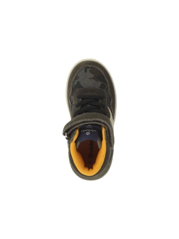 Victoria Time – Hohe Kindersneaker aus Leder Grün