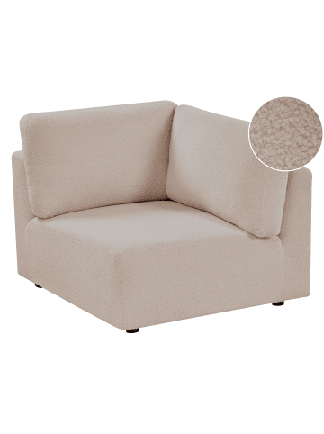 Beliani 3-tlg Sofaelement KIVVIK in Beige
