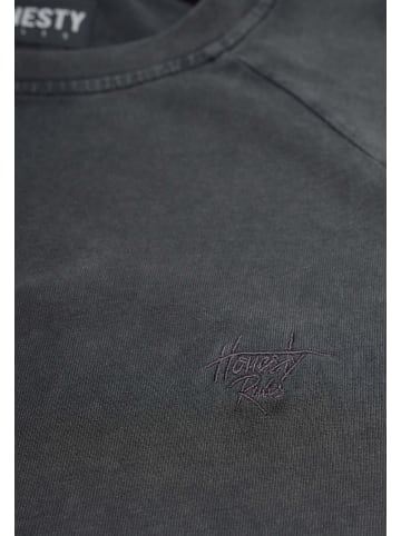 HONESTY RULES Shirt " Heavy Raglan Oversized " in faded-black