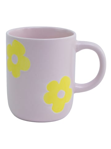 Geda Labels Tasse Daisy Flower rosa in Rosa - 400ml